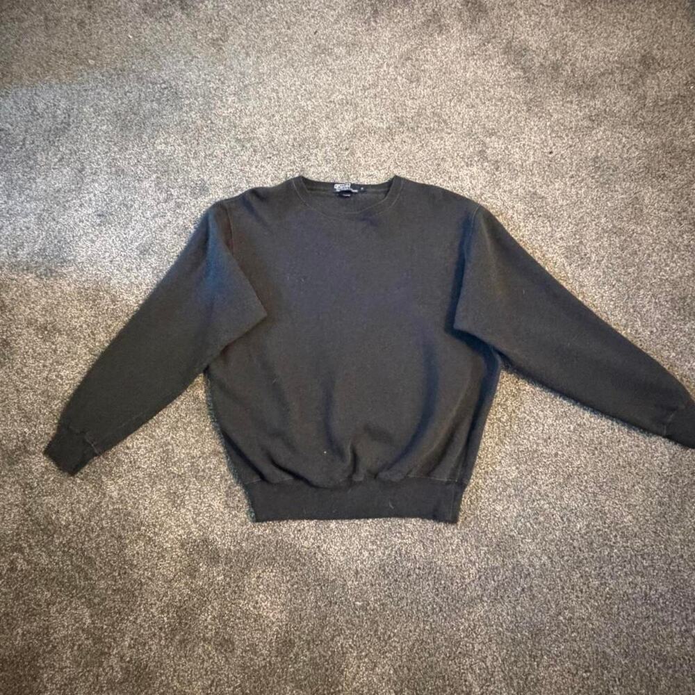 Ralph lauren grey crewneck sweatshirt